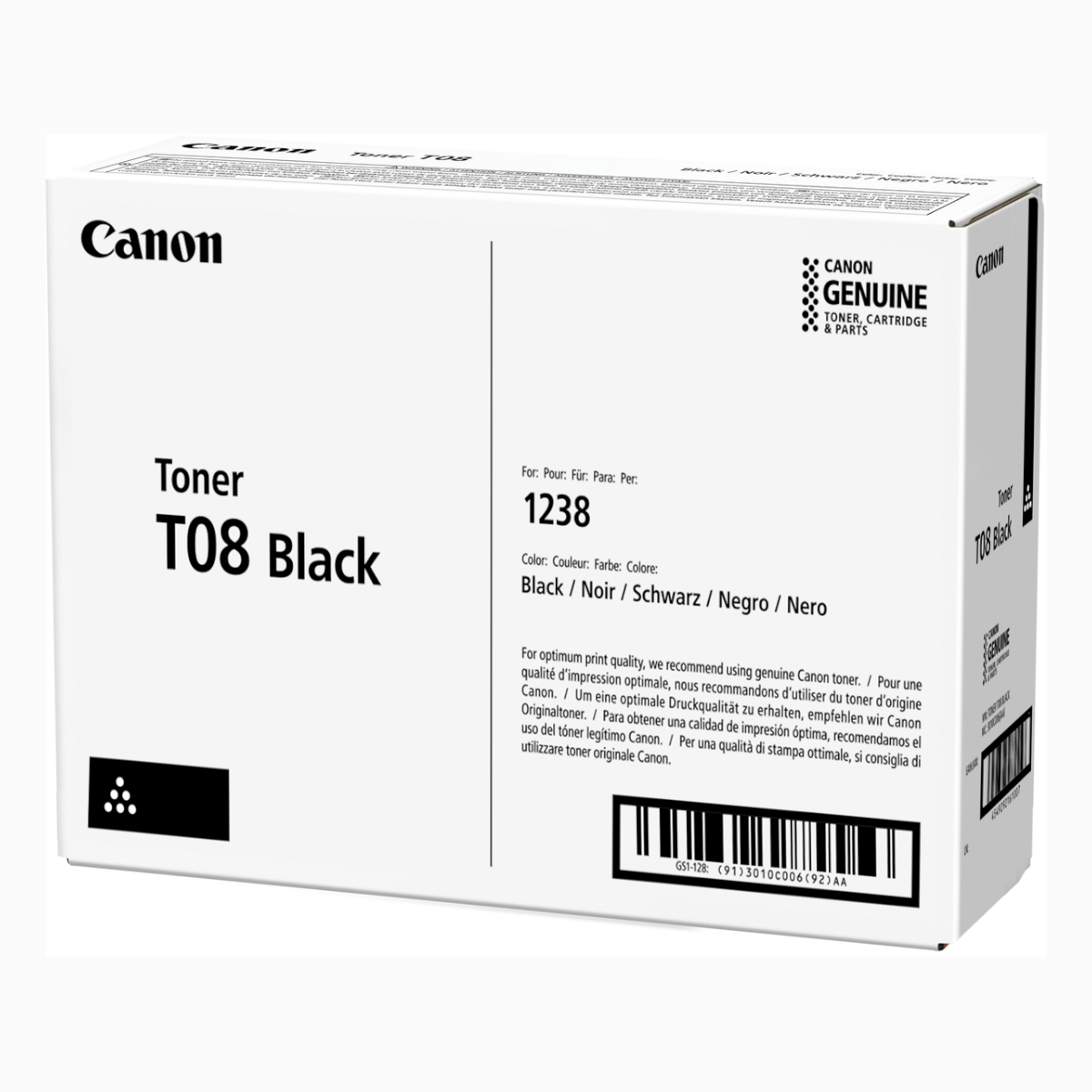 Тонер Canon T08 Black (3010C006)